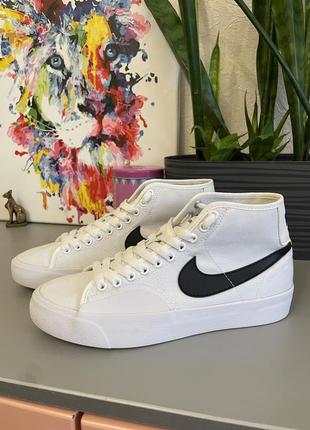 Nike sb blazer “court mid”  женские кроссовки/кеды высокие3 фото