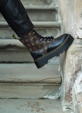 Ботинки dr.martens jadon x lv ( premium ) з замком черевики9 фото