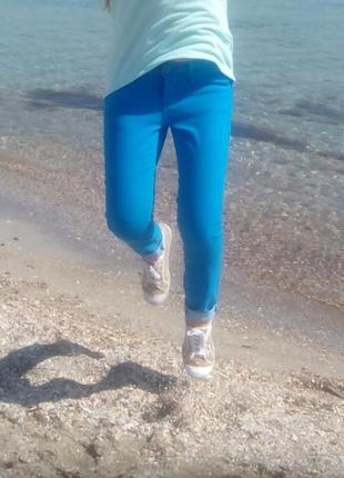 Крутые синие штаны