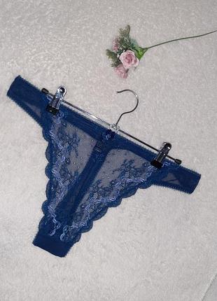 Трусики стринги кружево 16uk 💙