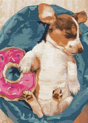 Картина за номерами "солодкі сни вихованця" ★★★ [tsi153089-тsі]