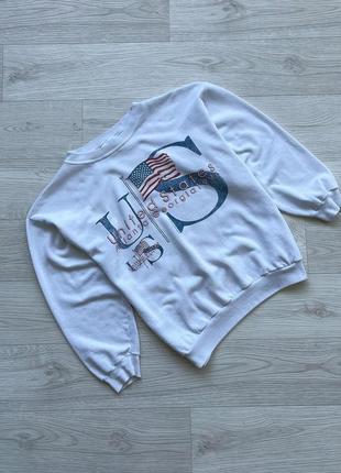 Свитшот олимпийских игр tultexusa atlanta georgia 1996 united states sweatshirt white