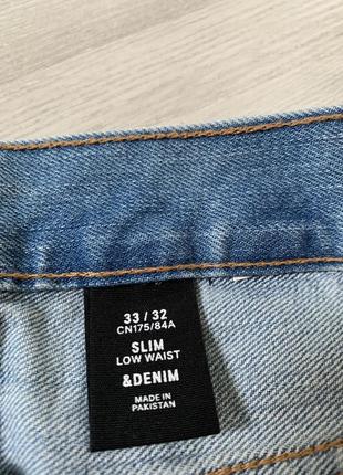 Шикарні стрейчеві джинси від h&m slim7 фото