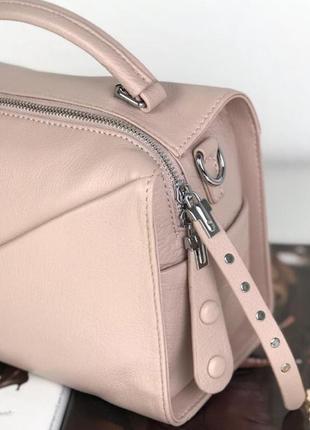 Жіноча сумка - саквояж з натуральної шкіри polina & eiterou ⠀4 фото