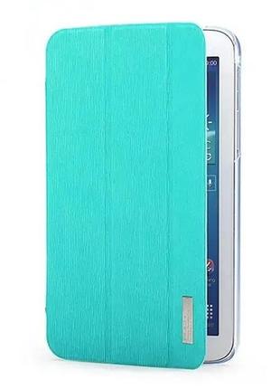Противоударный чехол-книжка rock на samsung galaxy tab3 7" t2100/t2110 - белый