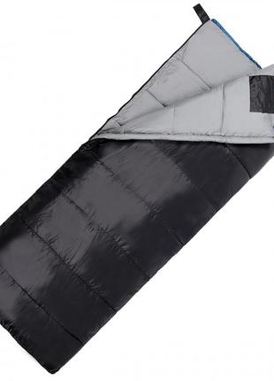 Спальный мешок (спальник) одеяло sportvida sv-cc0068 -3 ...+ 21°c r black/grey