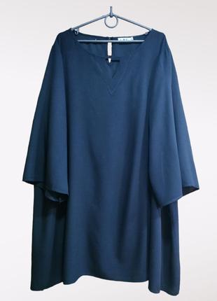 Удлиненная штапельная блуза