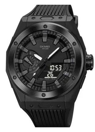 Оригінальний чоловічий годинник skmei 2103bkbk, модний чоловічий годинник, годинник hc-971 чоловічий спортивний4 фото
