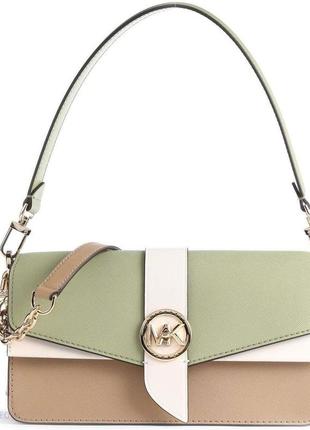 Сумка кожаная michael kors greenwich medium3 фото