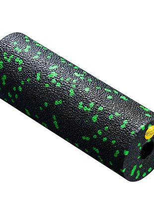 Массажный ролик 4fizjo mini foam roller 15 x 5.3 см (валик, роллер) 4fj0080 black/green1 фото