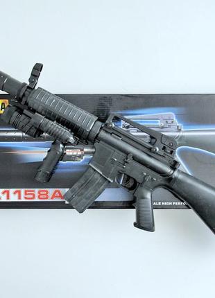 Іграшковий автомат на кульках cyma p.1158a з лазером2 фото