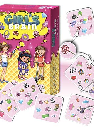 Настольная игра "girl's brain" mkz0807 правила рус. и рус. языках