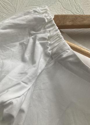 Lauren ralph lauren білосніжна блуза з приспущеними плечима. розмір s10 фото