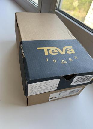 Сандалии teva flatform желтого цвета8 фото