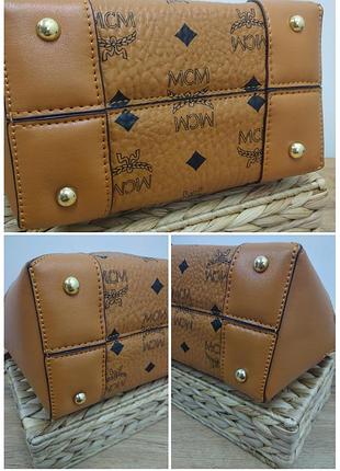 Коричневая монограммная каркасная сумка ведро кросс-боди мессенджер шоппер с цепочкой на плечо