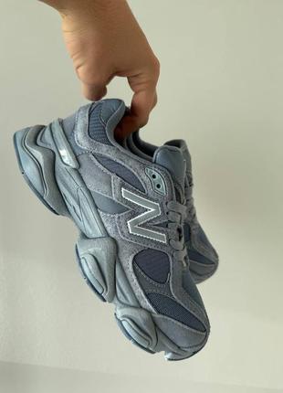 New balance 9060 artic grey/blue1 фото