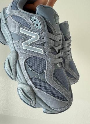 New balance 9060 artic grey/blue5 фото