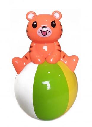 Игрушка неваляшка 6521 со звуковыми эффектами тигр