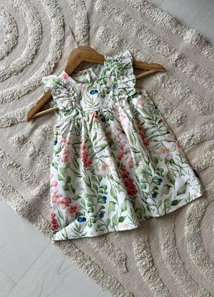 Платье детское платье цветочный принт5 фото