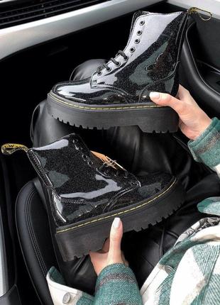 Шикарные женские осенние ботинки dr.martens galaxy ( premium ) з замком7 фото