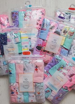 Primark george трусы трусики для девочки от 1,5 до 13 лет