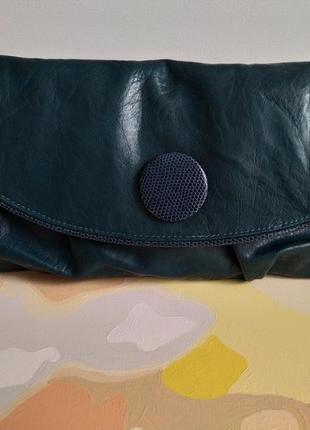Клатч сумка шкіряна нова бренд miss button