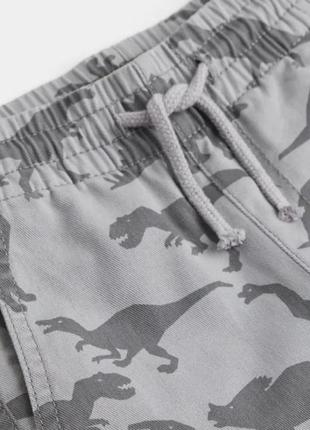 Джоггеры котоновые штаны на резинке h&m динозавры2 фото