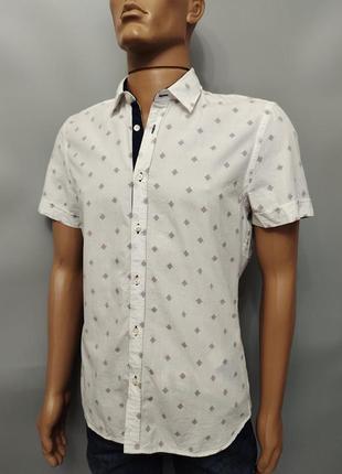 Стильна літня чоловіча сорочка devred, франція, р.xs/s3 фото
