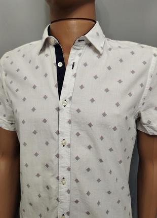 Стильна літня чоловіча сорочка devred, франція, р.xs/s5 фото
