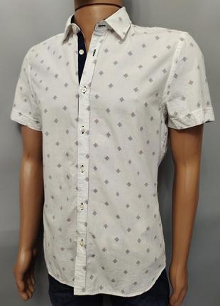 Стильна літня чоловіча сорочка devred, франція, р.xs/s4 фото
