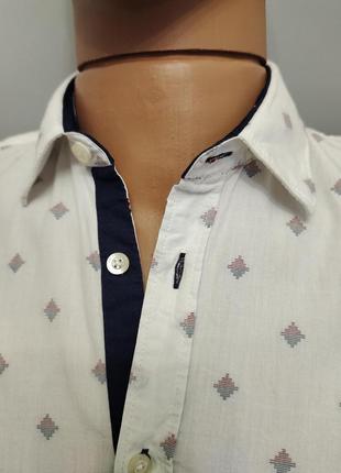 Стильна літня чоловіча сорочка devred, франція, р.xs/s6 фото