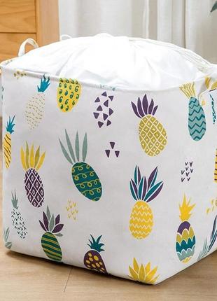 Мешок для хранения вещей ананас  40х50х50 см