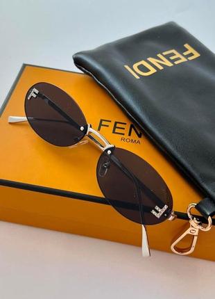 Стильные солнцезащитные очки fendi очки жэнкие4 фото