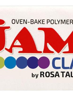 Полімерна глина пластика jam clay малиновий мус 20г1 фото