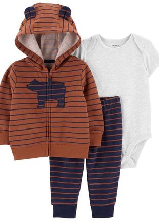 Carters комплект набор боди штаны кофта 9м 12м