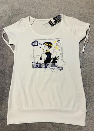 Женская трикотажная футболка billcee1 фото