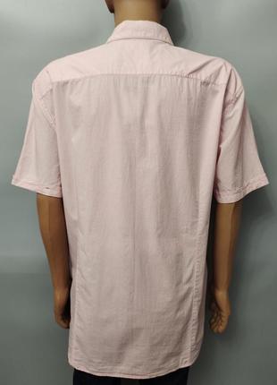 Стильная летняя мужская рубашка slim fit devred, франция, р.xl/2xl7 фото