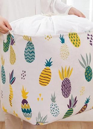 Мешок для хранения вещей ананас  40х50х50 см salemarket7 фото