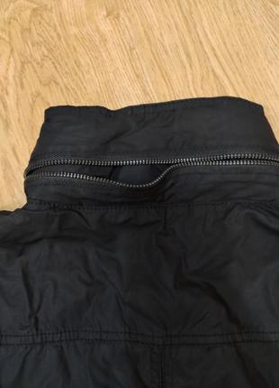 Курточка плащевка ветровка с воротником стойкой и потойным капюшоном6 фото
