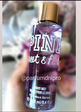 Парфюмированный спрей для тела в стиле victoria’s secret pink sweet &amp; flirty