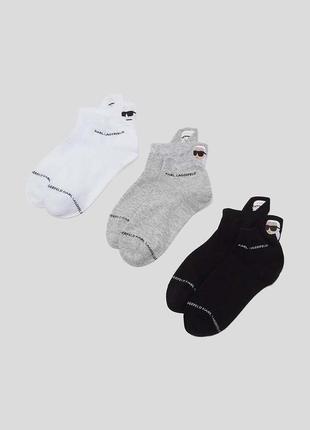 Носки karl lagerfeld 3 шт шкарпетки
