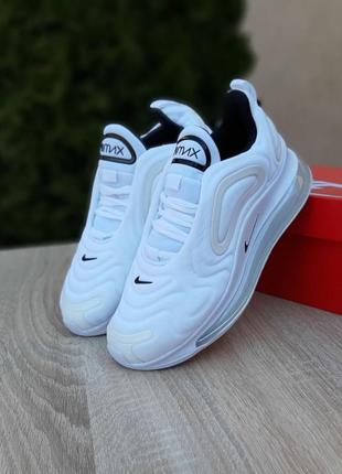 Женские текстильные кроссовки nike air max 720 white