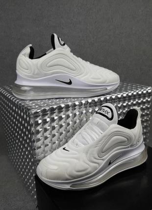 Женские текстильные кроссовки nike air max 720 white