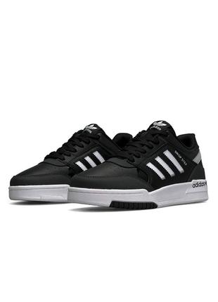 Чоловічі демісезонні кросівки в стилі adidas drop step black white grey адідас дроп степ чорні з сірим чорно-білі еко-шкіра весна-осінь