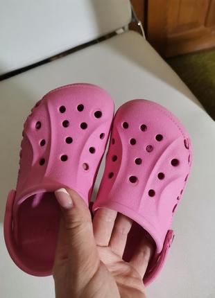 Крокси для дівчинки кроксы для девочки crocs3 фото