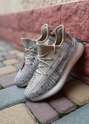 Женские текстильные кроссовки adidas yeezy 350 v2 адидас изи буст 350 распродаж9 фото