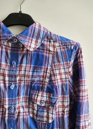 Сорочка в коітинку літня натуральна котон хлопок бавовна