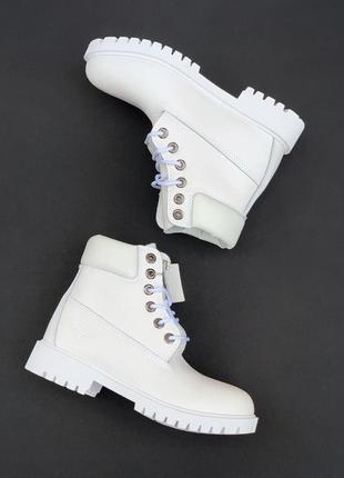 Женские ботинки timberland monowhite6 фото