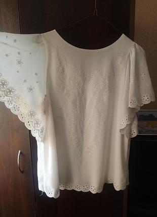 Шифонова блузочка із вишивкою