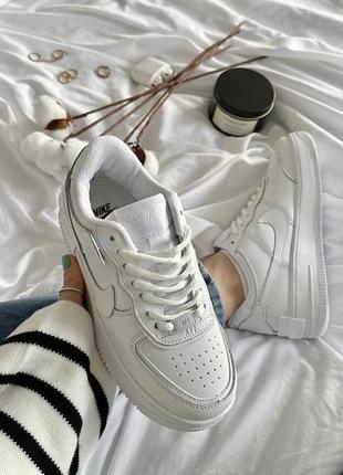 Nike air force shadow white жіночі кросівки2 фото